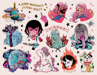 JENN WOODALL FLASH SHEET STICKERS