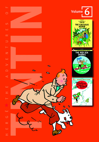 ADVENTURES OF TINTIN VOL 6 CALCULUS AFFAIR RED SEA SHARKS TINTIN IN TIBET