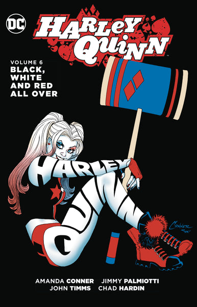 HARLEY QUINN TP VOL 06 BLACK WHITE & RED ALL OVER