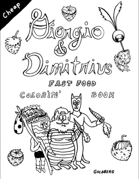 GIORGIO & DIMITRIUS FAST FOOD COLORIN BOOK